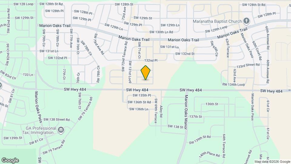 7052 SW 131st Loop Map and Location Details