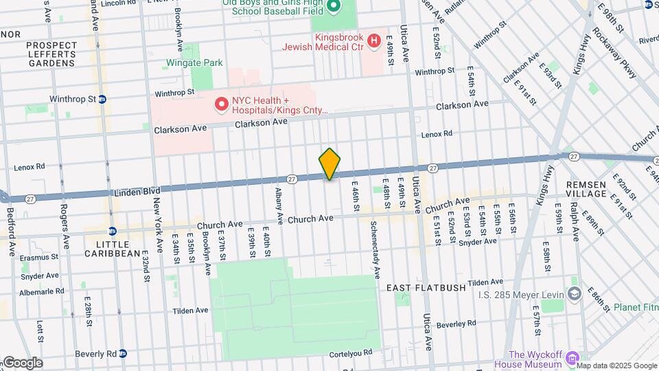 821 Troy Ave, Unit 2A Map and Location Details