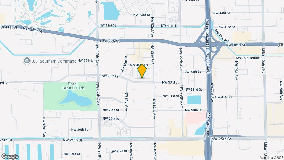 8258 NW 33rd Terrace Map and Location Details