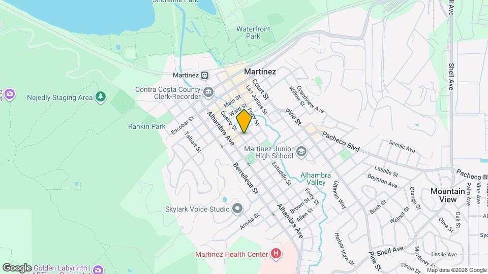 1019 Castro St Map and Location Details