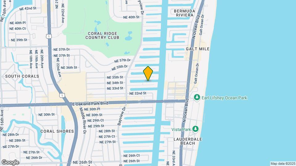 2881 NE 33rd Ct Map and Location Details