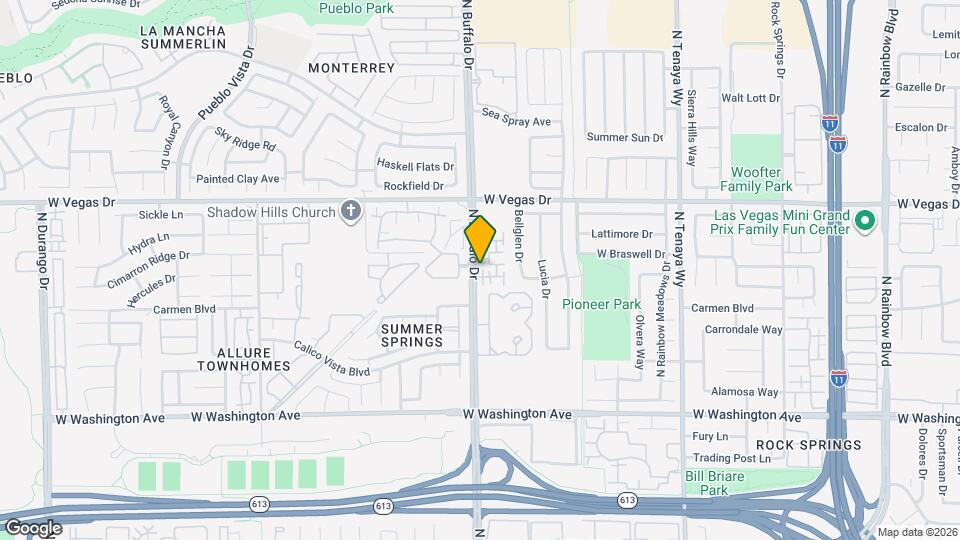 1425 Bow Creek Ct Map and Location Details