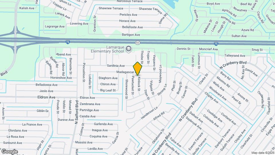 4327 Kinlock St Mapa y Detalles de la Ubicación