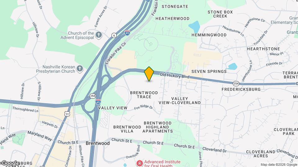 5740 Brentwood Trace Map and Location Details