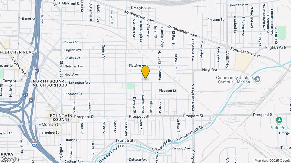 1916 Lexington Ave Map and Location Details
