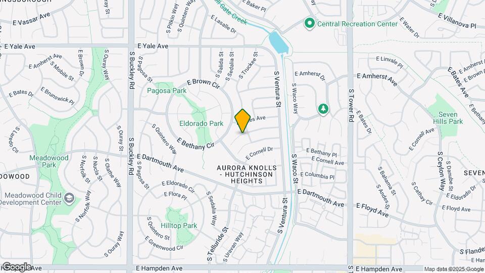 17752 E Bethany Dr Map and Location Details