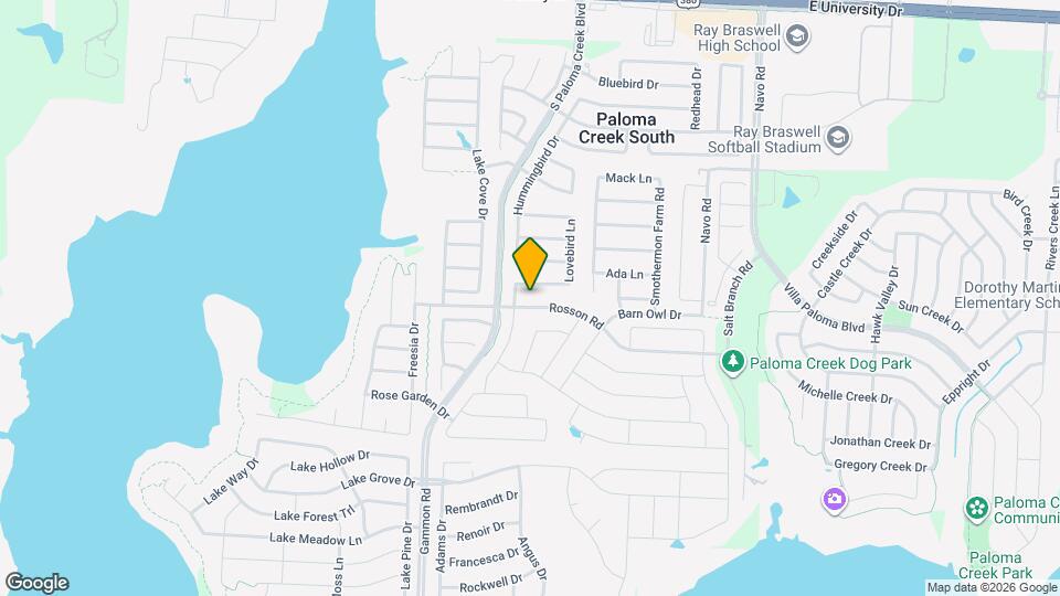 1409 Rosson Rd Map and Location Details