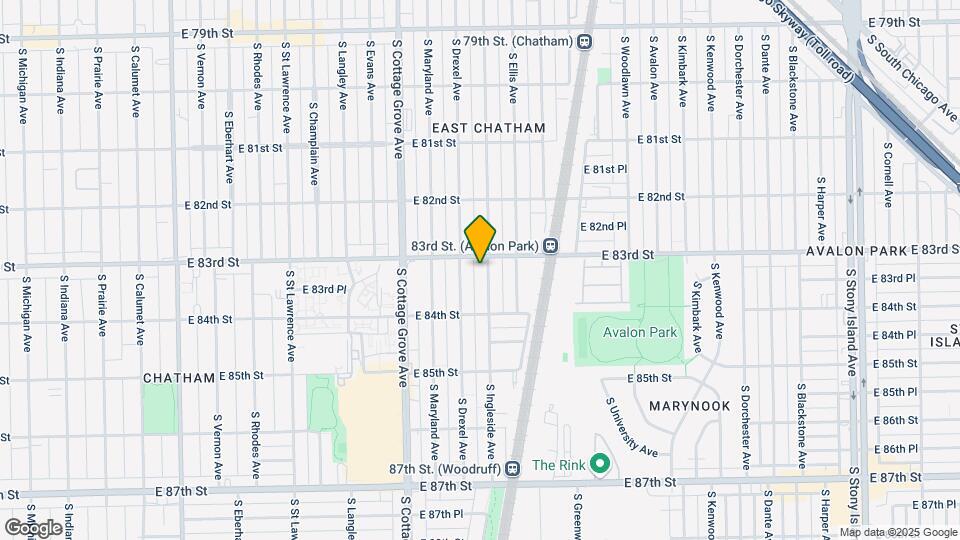 8312 S Ingleside Ave Map and Location Details