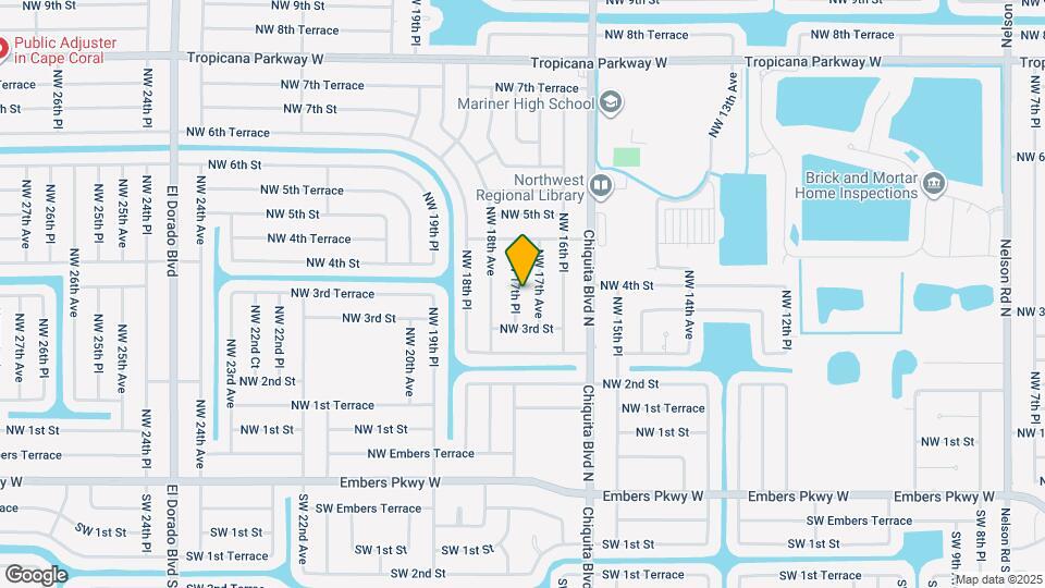 317 NW 17th Pl Map and Location Details