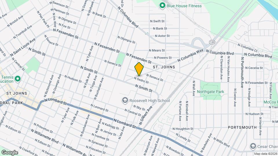 7010 N Columbia Way Map and Location Details