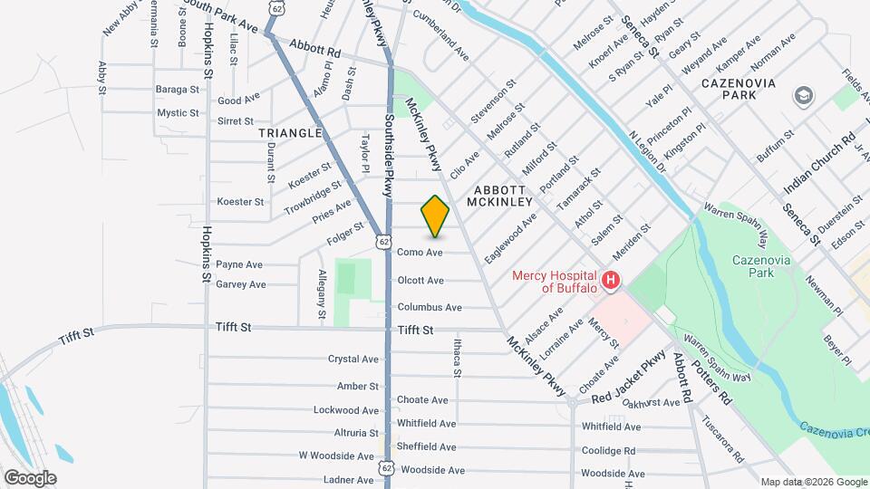 58 Como Ave, Unit Upper Map and Location Details