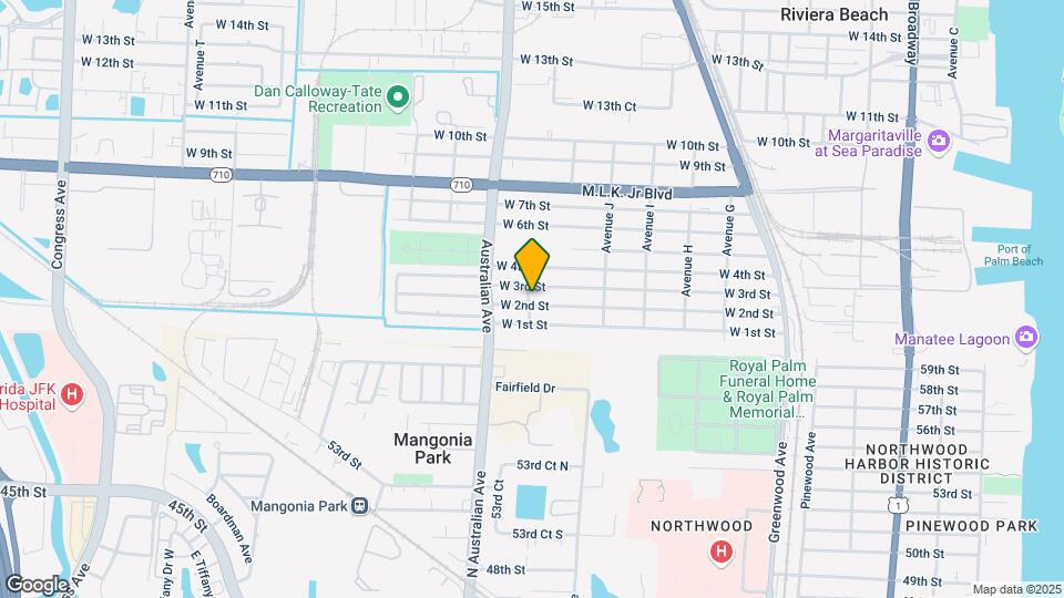 1070 W 2nd St Map and Location Details