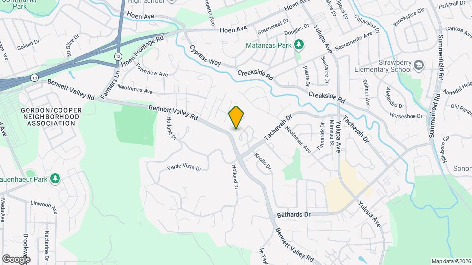 1970 Knolls Dr Map and Location Details