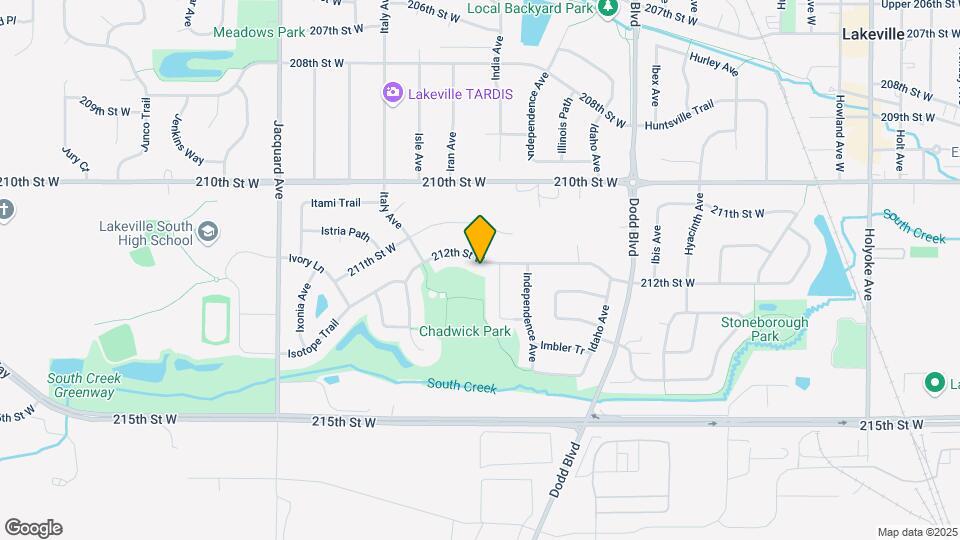 9566 212th St W Map and Location Details