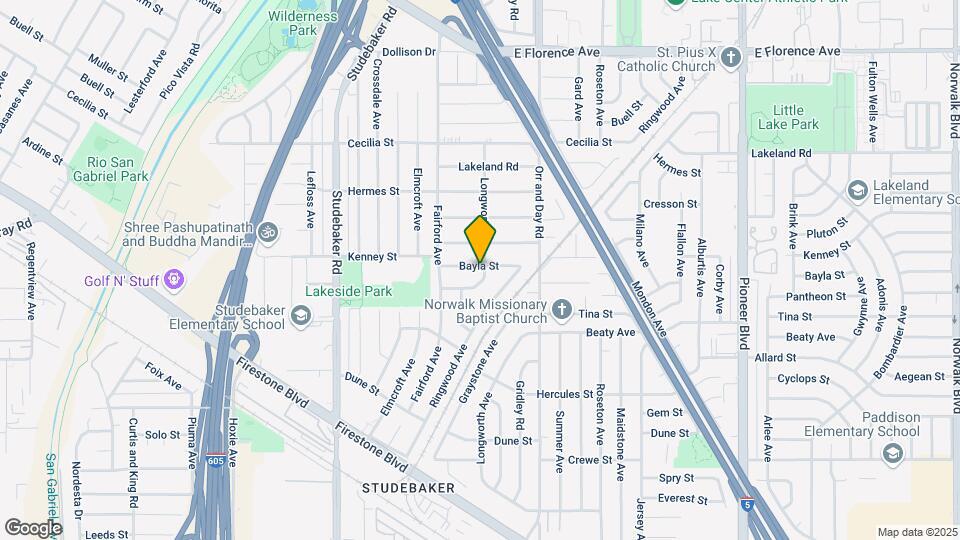11250 Bayla St Map and Location Details