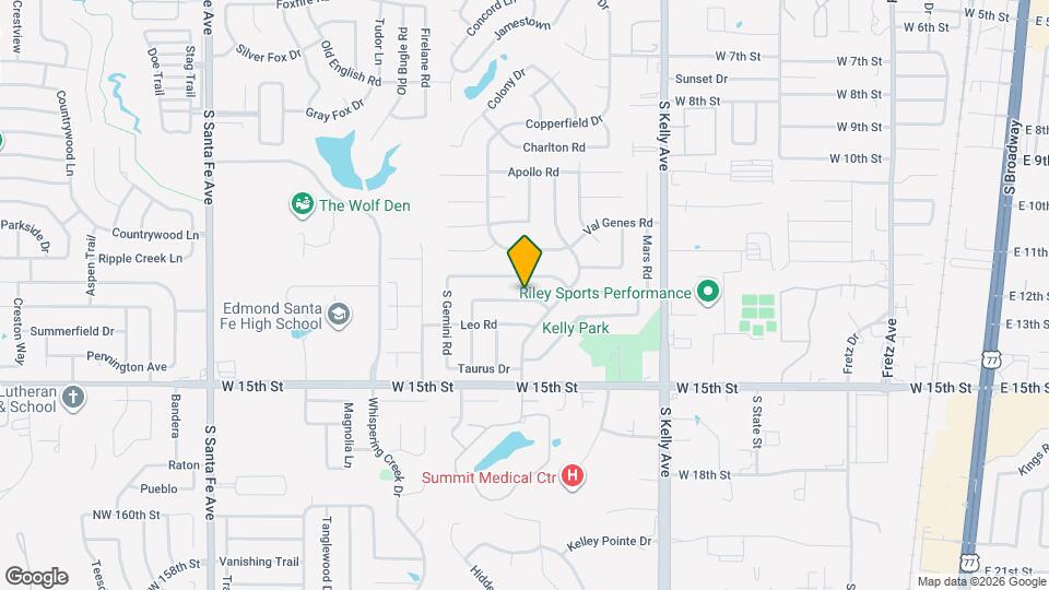 1319 W Aries Rd Map and Location Details