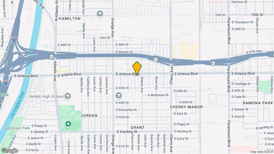 6576 Falcon Ave Map and Location Details