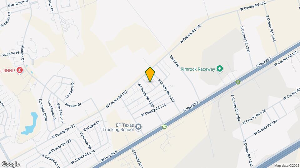 3512 S County Rd 1307 1/2 Map and Location Details