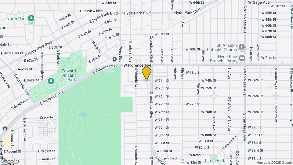 3416 W 74th St Map and Location Details
