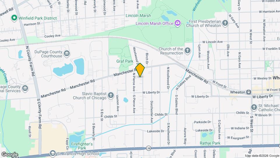 206 N Morgan Ave Map and Location Details