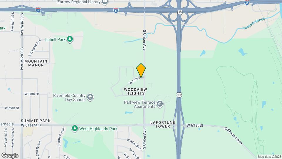 1712 W 57th Pl Map and Location Details