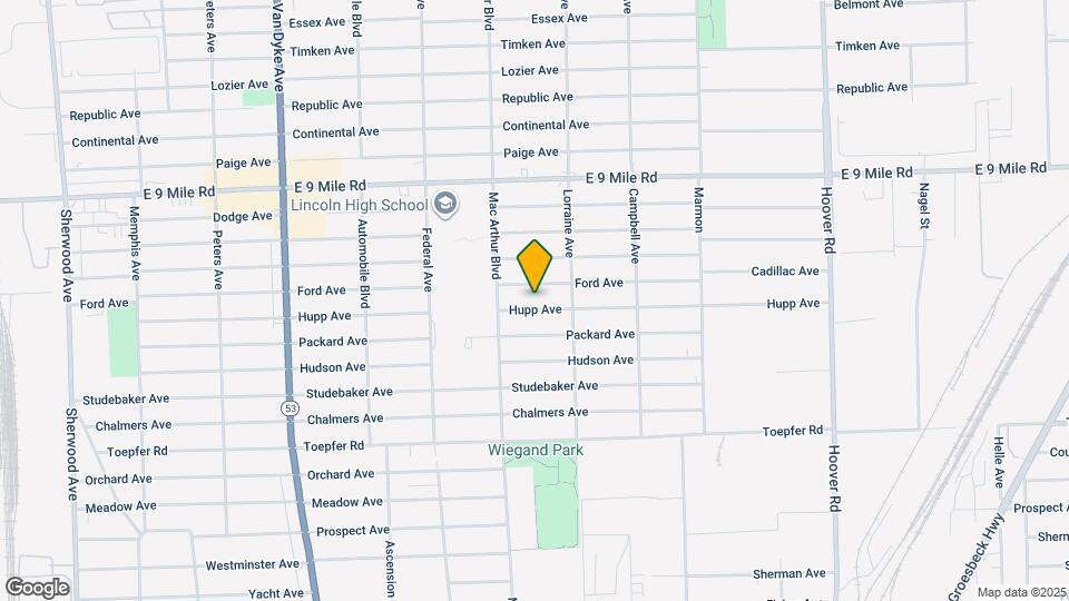 8669 Hupp Ave Map and Location Details