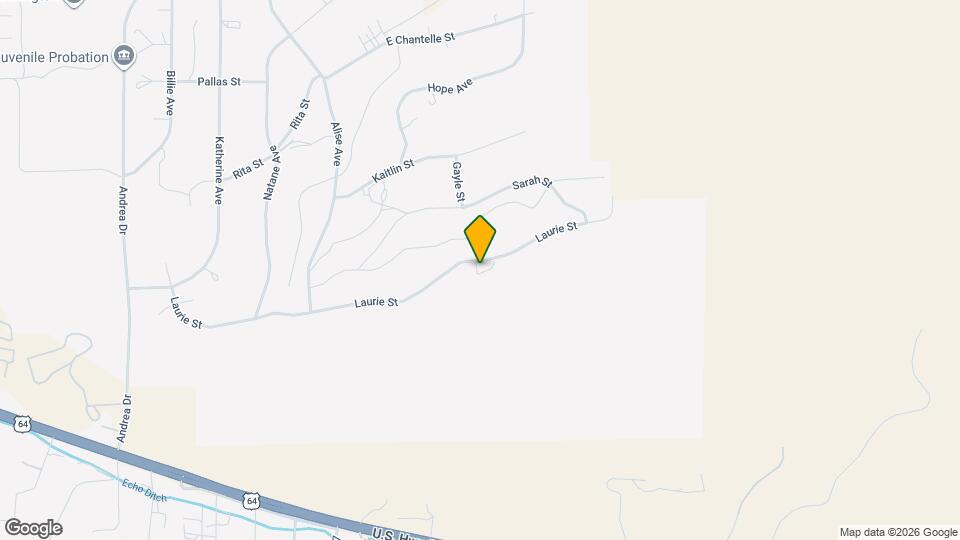 7025 Laurie St Map and Location Details