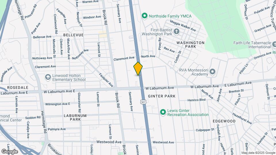 3806 Chamberlayne Ave Map and Location Details