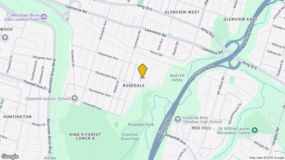 257 Dundonald Ave Map and Location Details