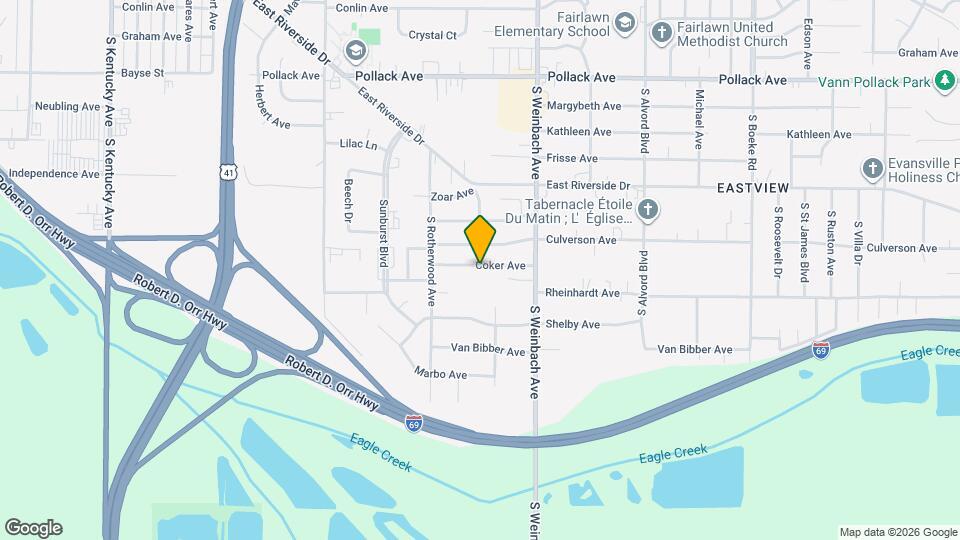 1813 Coker Ave Map and Location Details