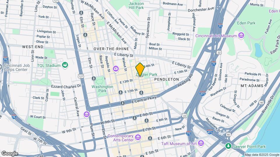 1302 Main St Map and Location Details