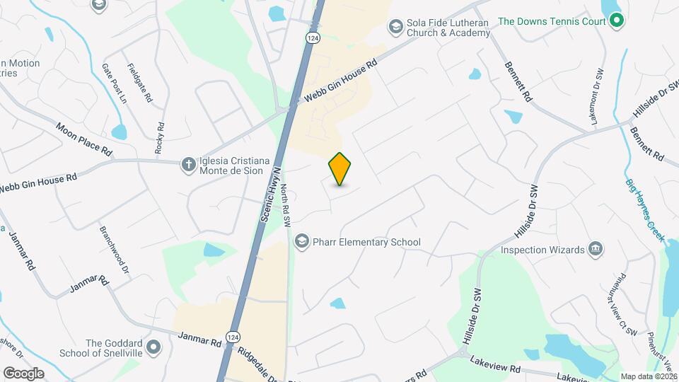 1551 Willow Creek Ct Mapa y Detalles de la Ubicación