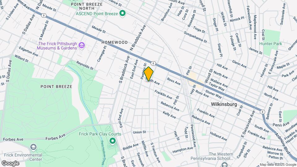 312 S Trenton Ave Mapa y Detalles de la Ubicación