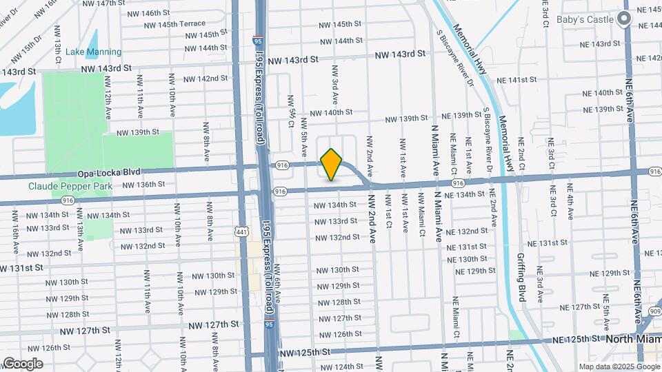 425 NW 135th St Map and Location Details