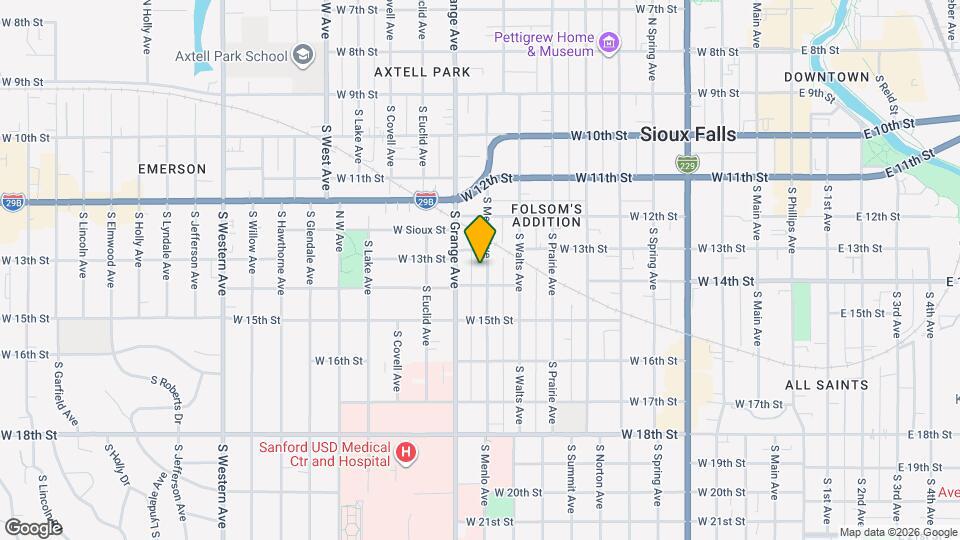523 S Menlo Ave Map and Location Details