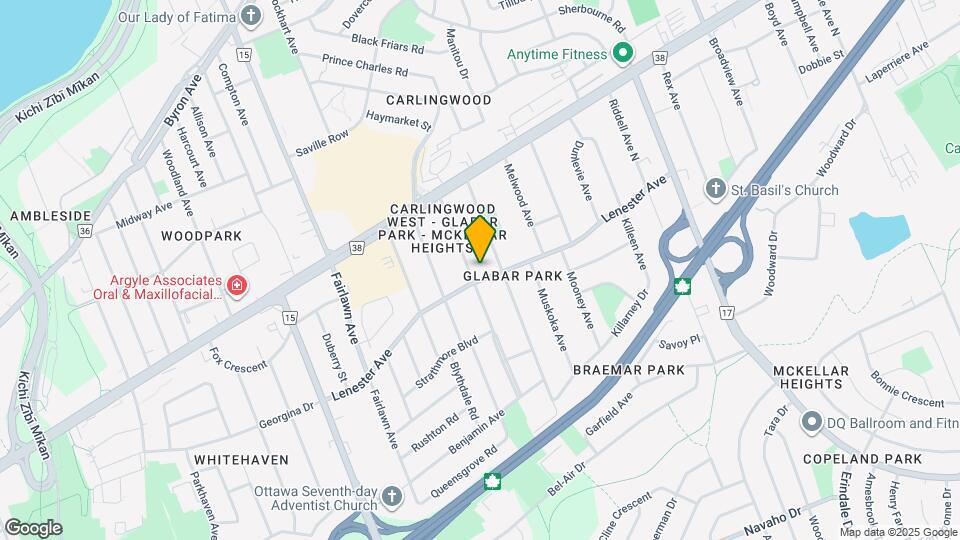 875 Kingsmere Av Map and Location Details