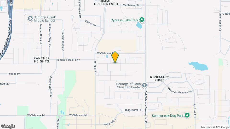 4601 Greenham Ln. Map and Location Details