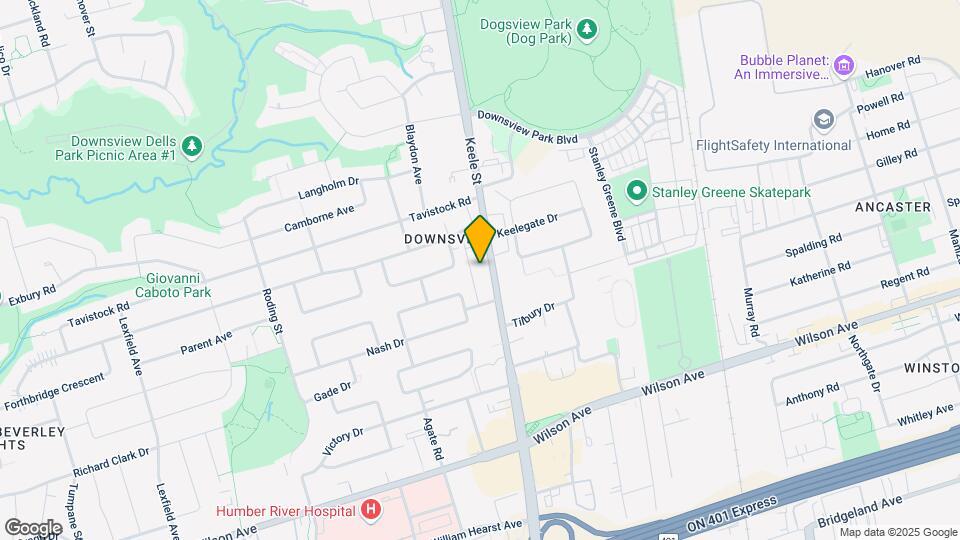 2864 Keele St Map and Location Details