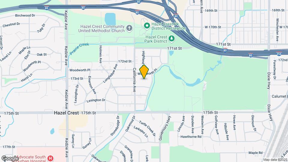 17310 Highland Ct Map and Location Details