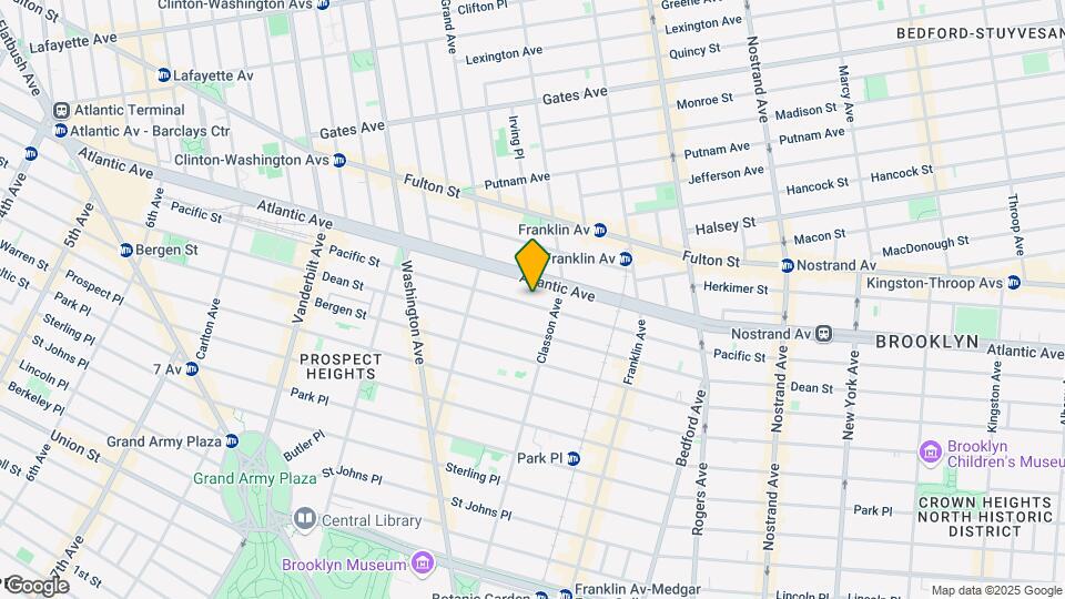 1033 Pacific St Map and Location Details