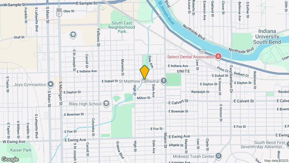 826 E Dubail Ave Map and Location Details