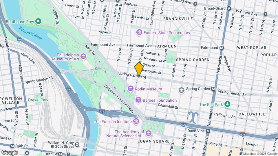 2034 Spring Garden St Map and Location Details