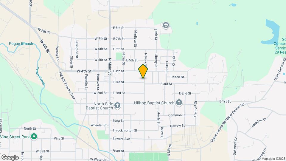 1201 N Rusk St Map and Location Details