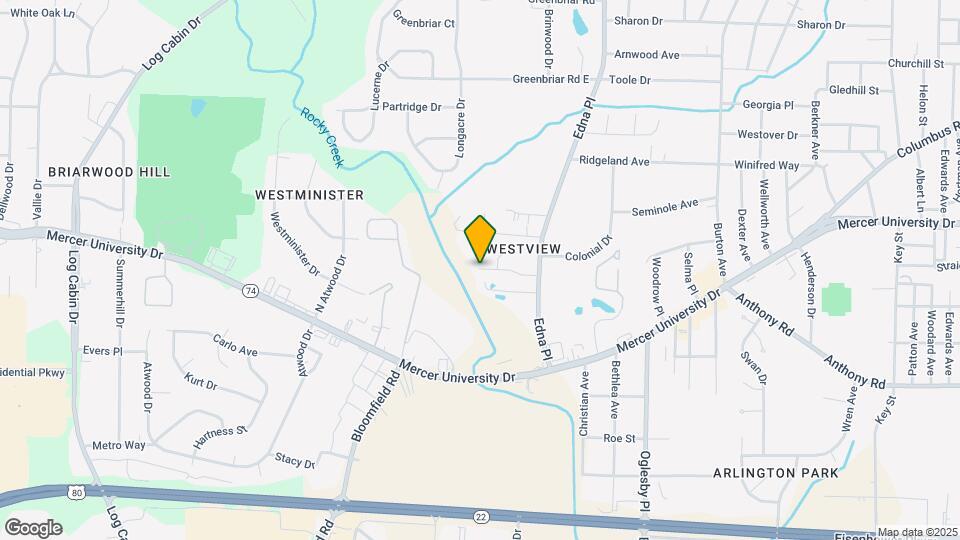 3450 Rocky Dr Map and Location Details