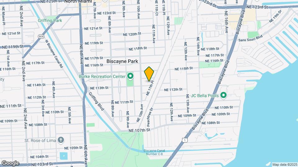 1029 NE 113th St Map and Location Details