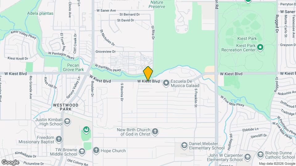 2824 W Kiest Blvd Map and Location Details