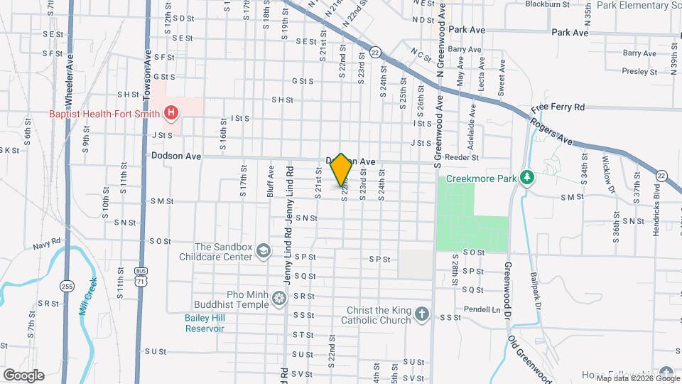 1316 S 22nd St Map and Location Details