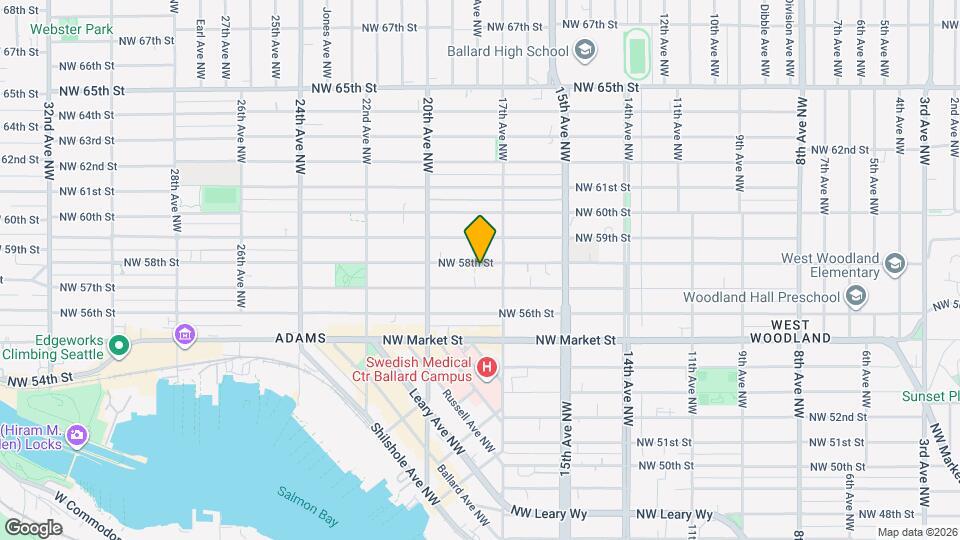 1721 NW 58th St Mapa y Detalles de la Ubicación