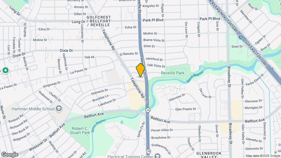 7537 Westover St Map and Location Details
