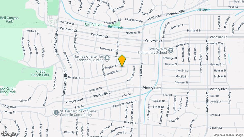 6534 Peterson Ave Mapa y Detalles de la Ubicación